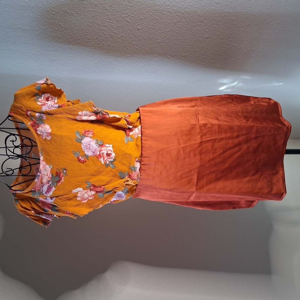 Floral Mustard Blouse
